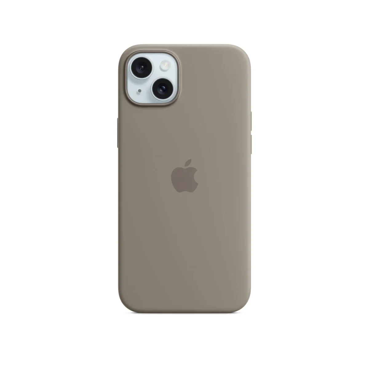 Apple iPhone 15 Plus Silicone Case with MagSafe Clay