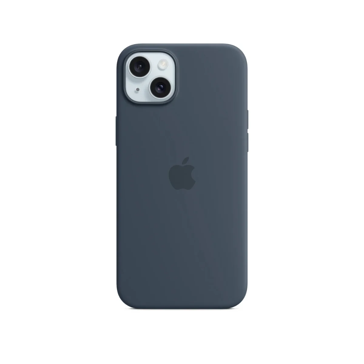 Apple iPhone 15 Plus Silicone Case with MagSafe Storm Blue