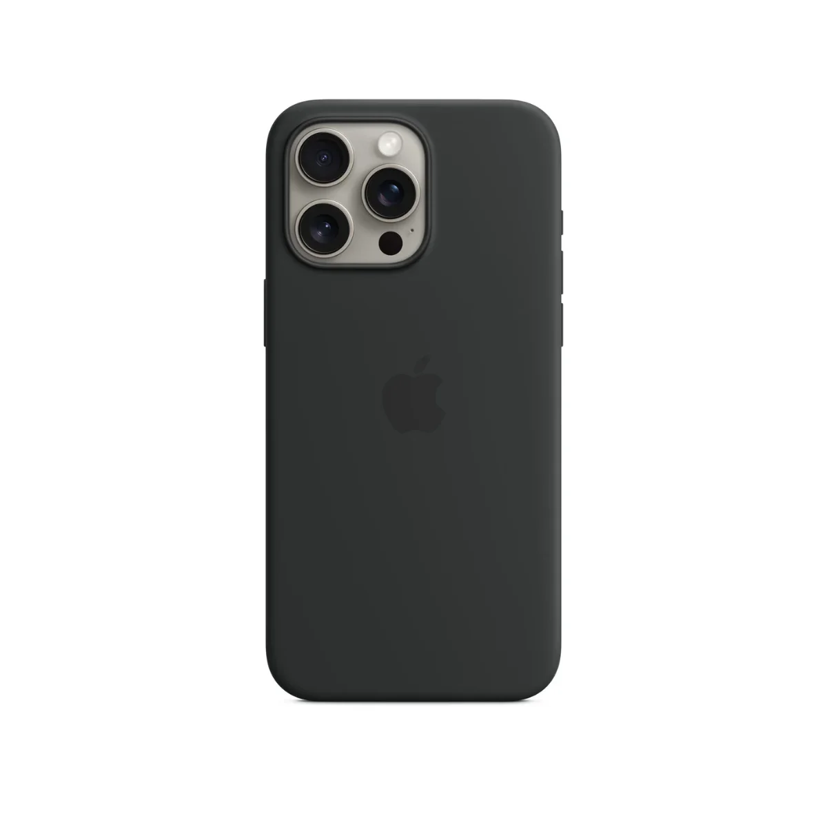 Apple iPhone 15 Pro Max Silicone Case with MagSafe Black