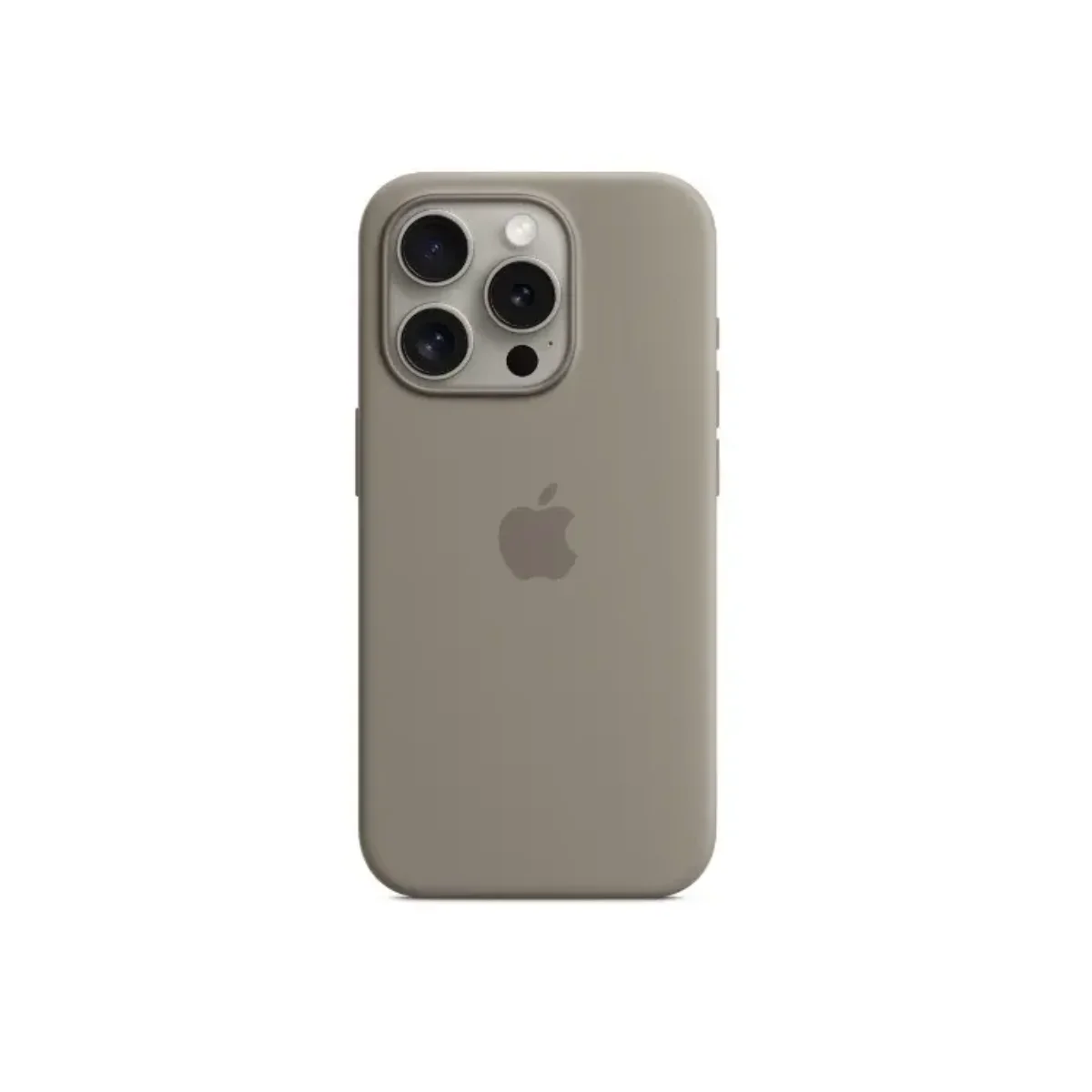 Apple iPhone 15 Pro Silicone Case with MagSafe Clay