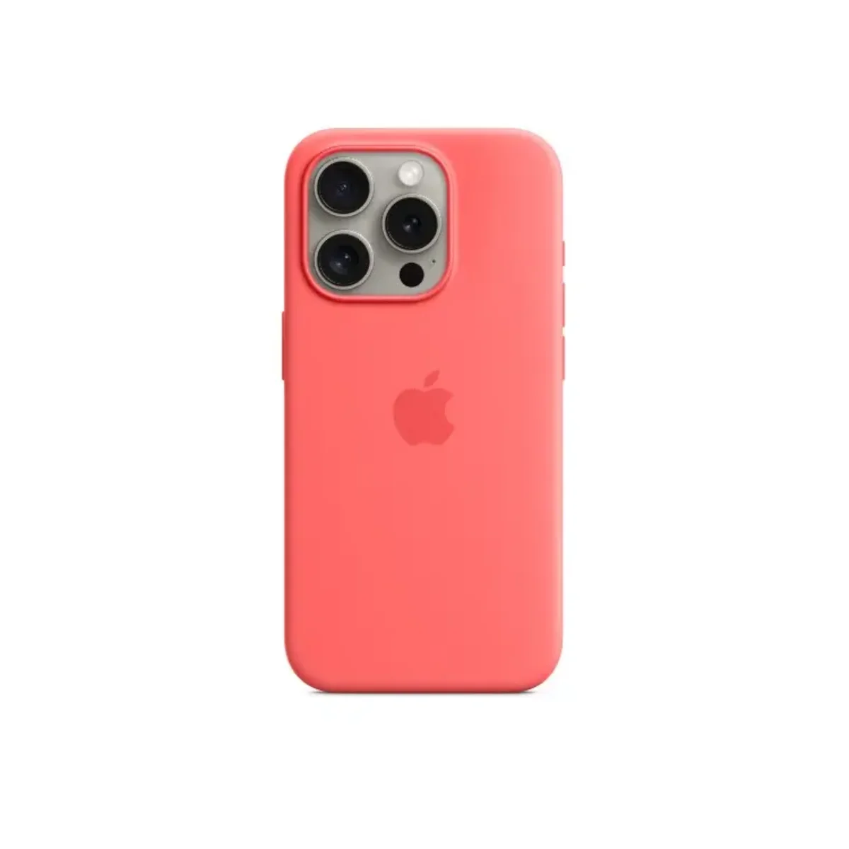 Apple iPhone 15 Pro Silicone Case with MagSafe Guava