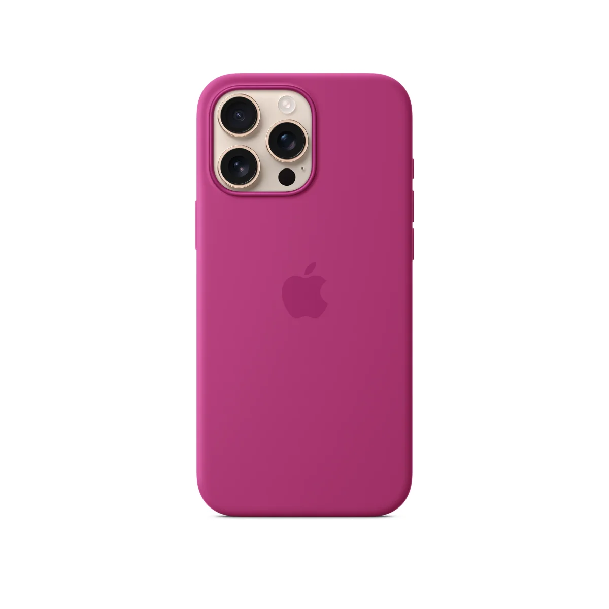 Apple iPhone 16 Pro Max Silicone Case with MagSafe Fuchsia