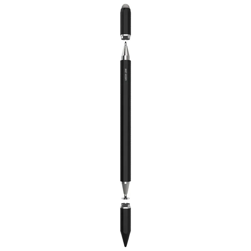 Green Lion 3 in 1 Stylus Pen Black