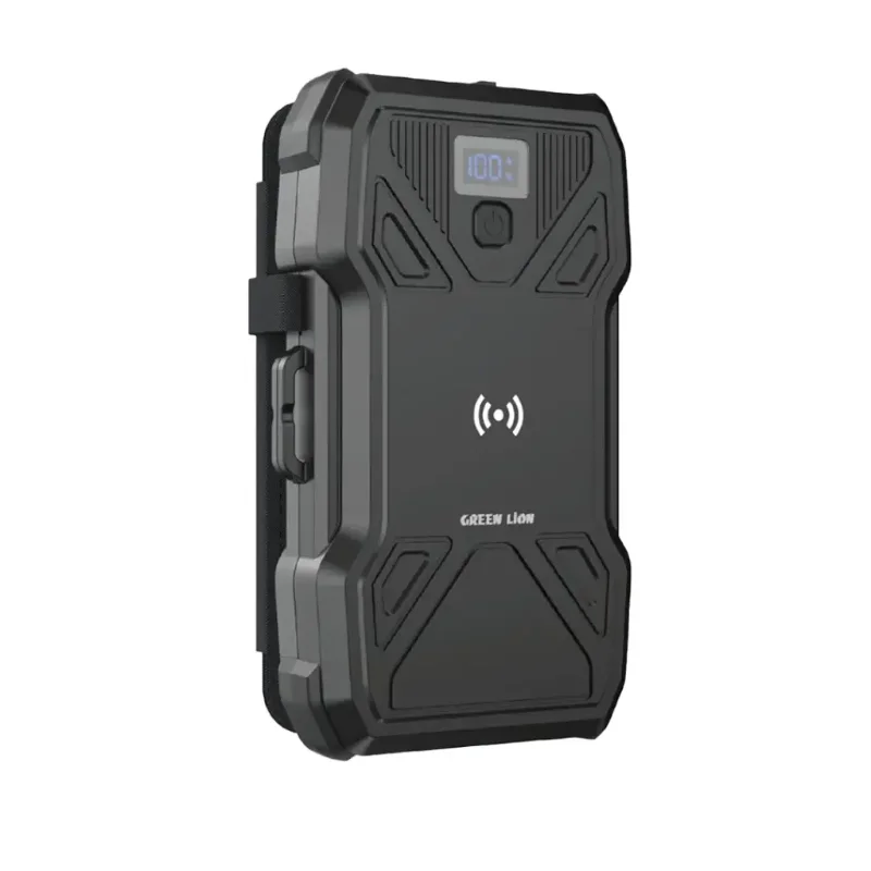 Green Lion Solar 5-Panel Power Bank 20000mAh with Power Delivery 20W Black