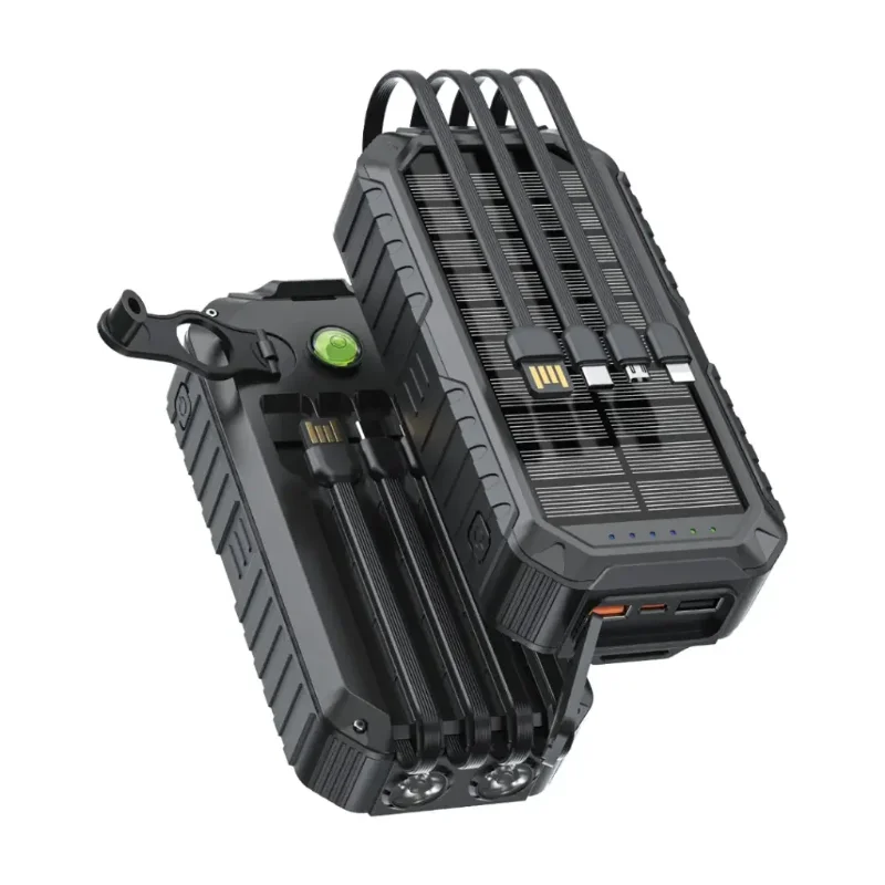 Green Lion Solar Mate Power Bank 20000mAh Black
