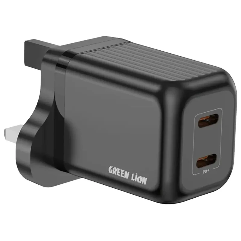 Green Lion Ultra Compact GaN Wall Charger Dual PD 45W C to C