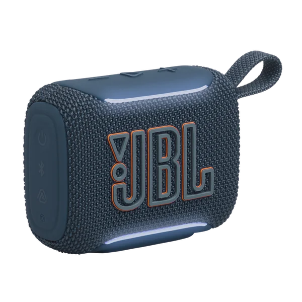 JBL GO 5 Portable Bluetooth Speaker with Ambient Edge Lighting Blue