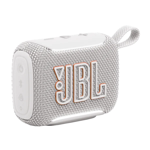 JBL GO 5 Portable Bluetooth Speaker with Ambient Edge Lighting White
