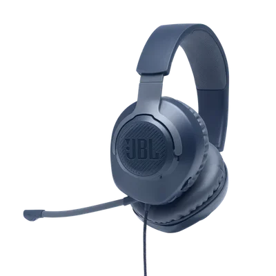 JBL Quantum 100 Wired Over-Ear Gaming Headphones Blue
