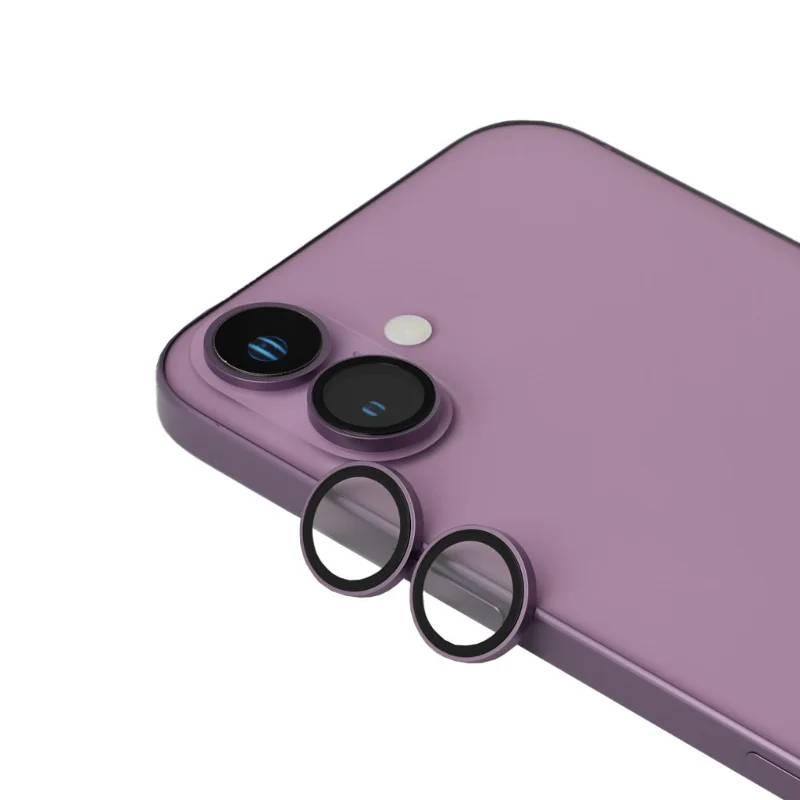 Levelo Duo Lens Protector for iPhone 16 Pink