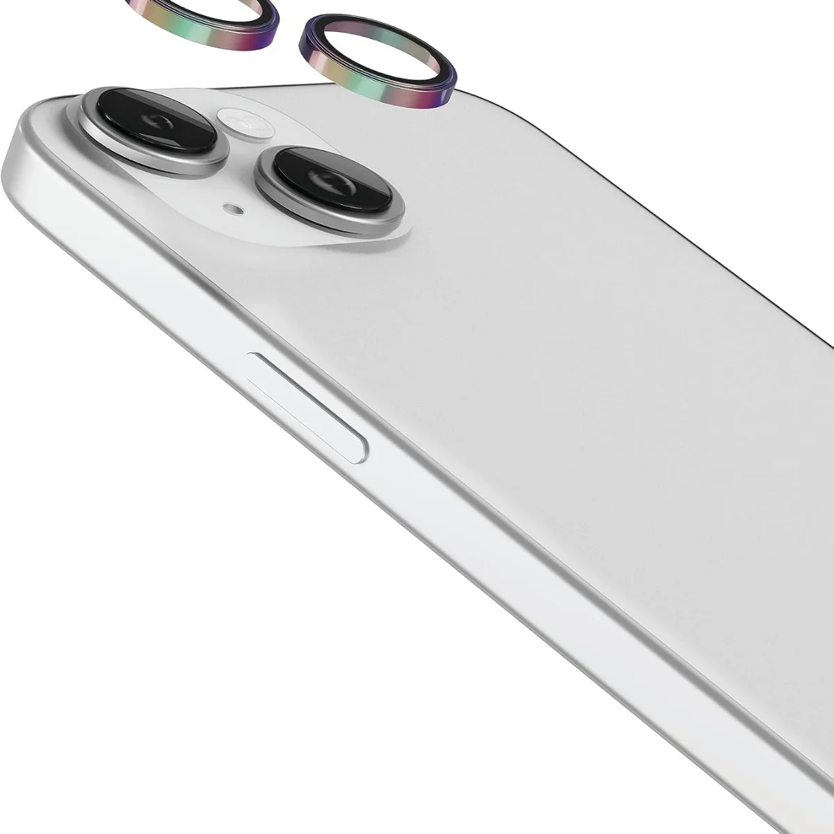 Levelo Lucent Duo 9H Hardness Camera Lens Protector for iPhone 15 Plus Titanium 2 Pieces