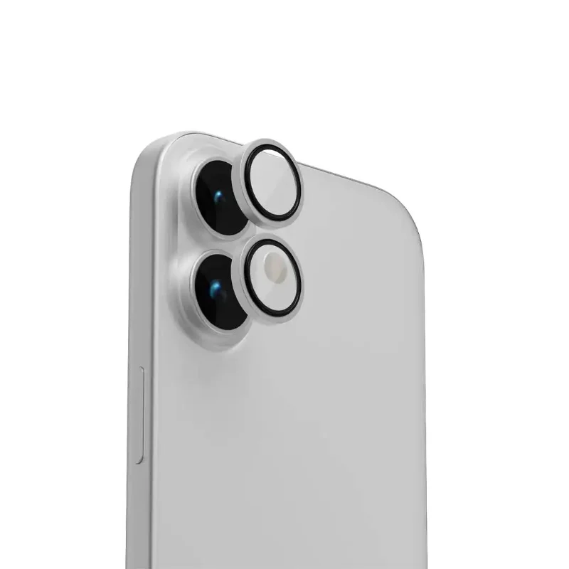 Levelo LucentDuo Lens Protector With 99% Transmittance for iPhone 17 Silver