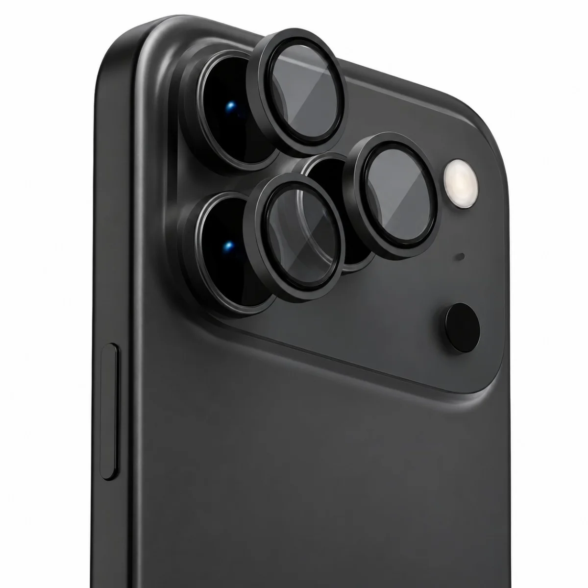 Levelo LucentTrio Lens Protector With 99% Transmittance for iPhone 17 Pro Titanium Black