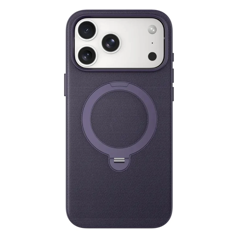 Levelo Maine MagSafe Premium Fabric Case for iPhone 18 Pro Max Burgundy
