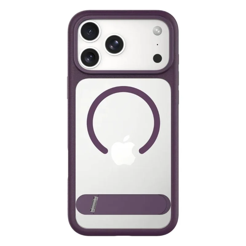 Levelo Matteo MagSafe Kickstand Case for iPhone 18 Pro Burgundy