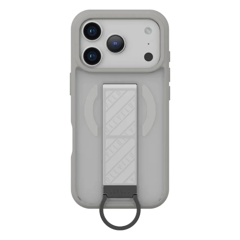 Levelo Morphix Clara MagSafe Case for iPhone 18 Pro Max Silver