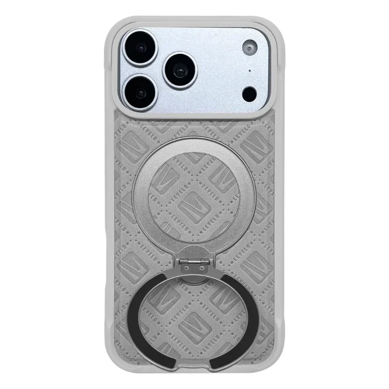 Levelo Ryde MagSafe Compatible Case for iPhone 18 Pro Max Silver