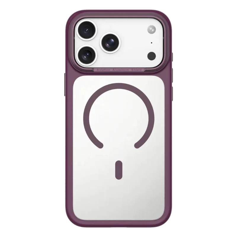 Levelo Tapa MagSafe Case for iPhone 18 Pro Max Burgundy