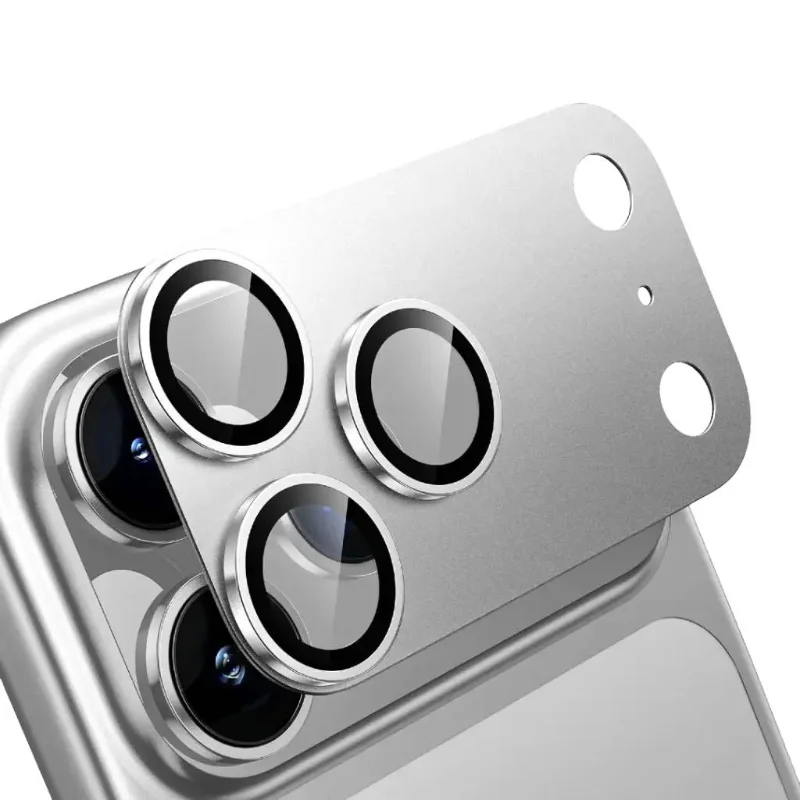 Levelo Trio Pro Camera Lens Protector for iPhone 17 Pro Silver