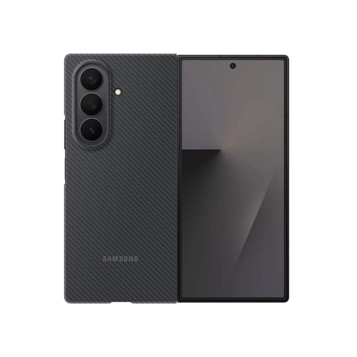 Samsung Galaxy Z Fold 7 Carbon Shield Case Black