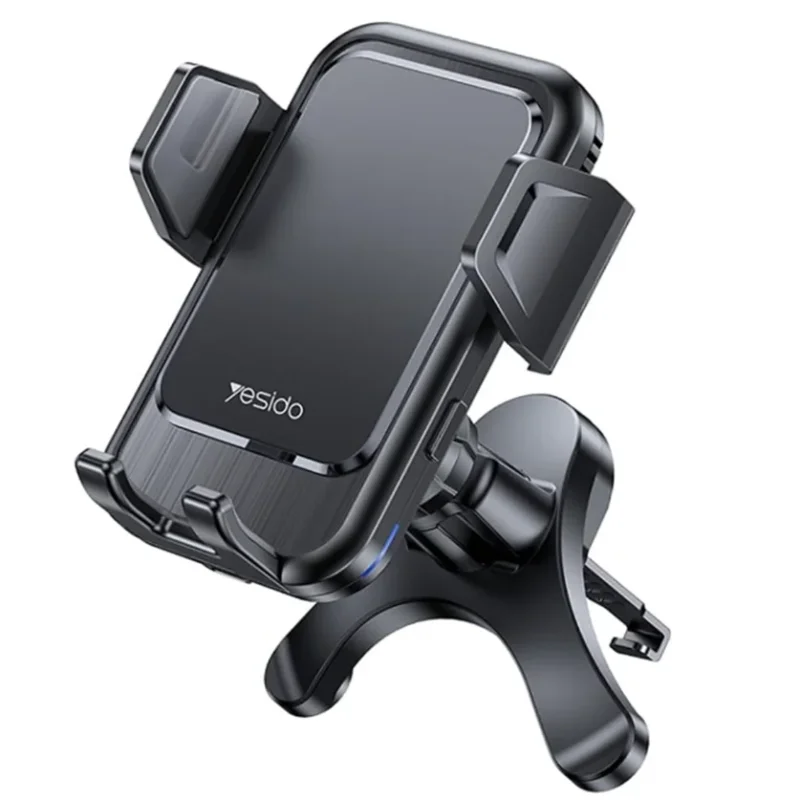 Yesido C312 15W Wireless Charging Air Vent Car Mobile Holder Black