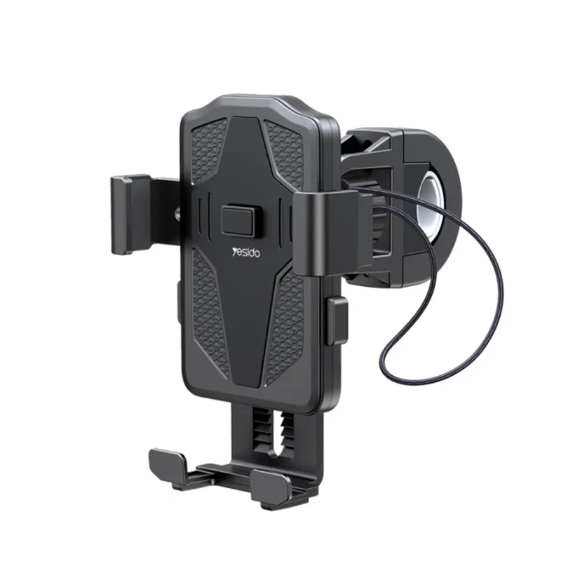 Yesido C94 Bicycle and Motorcycle Elastic Clip Phone Navigation Bracket Black