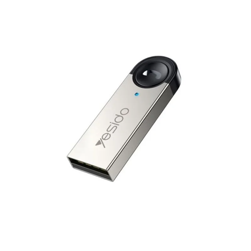 Yesido YAU81 USB Wireless Audio Adapter Car Bluetooth Receiver Silver