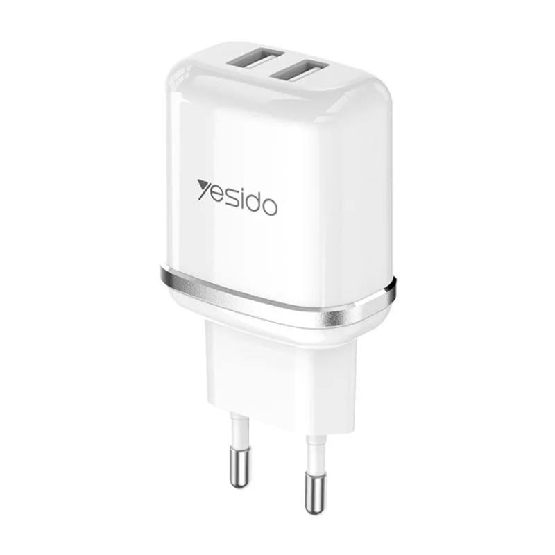 Yesido YC26 18W Dual USB Travel Charger EU Plug White