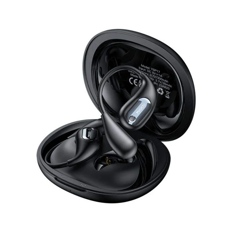 Yesido YSP17 Waterproof High Definition Listening Open-Ear OWS Bluetooth 5.3 Wireless Earbuds Black